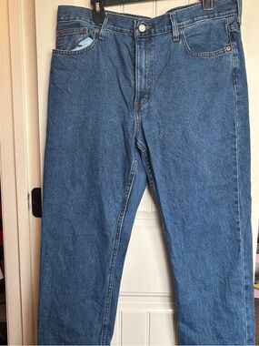 George Men's Relaxed Blue Denim Jeans